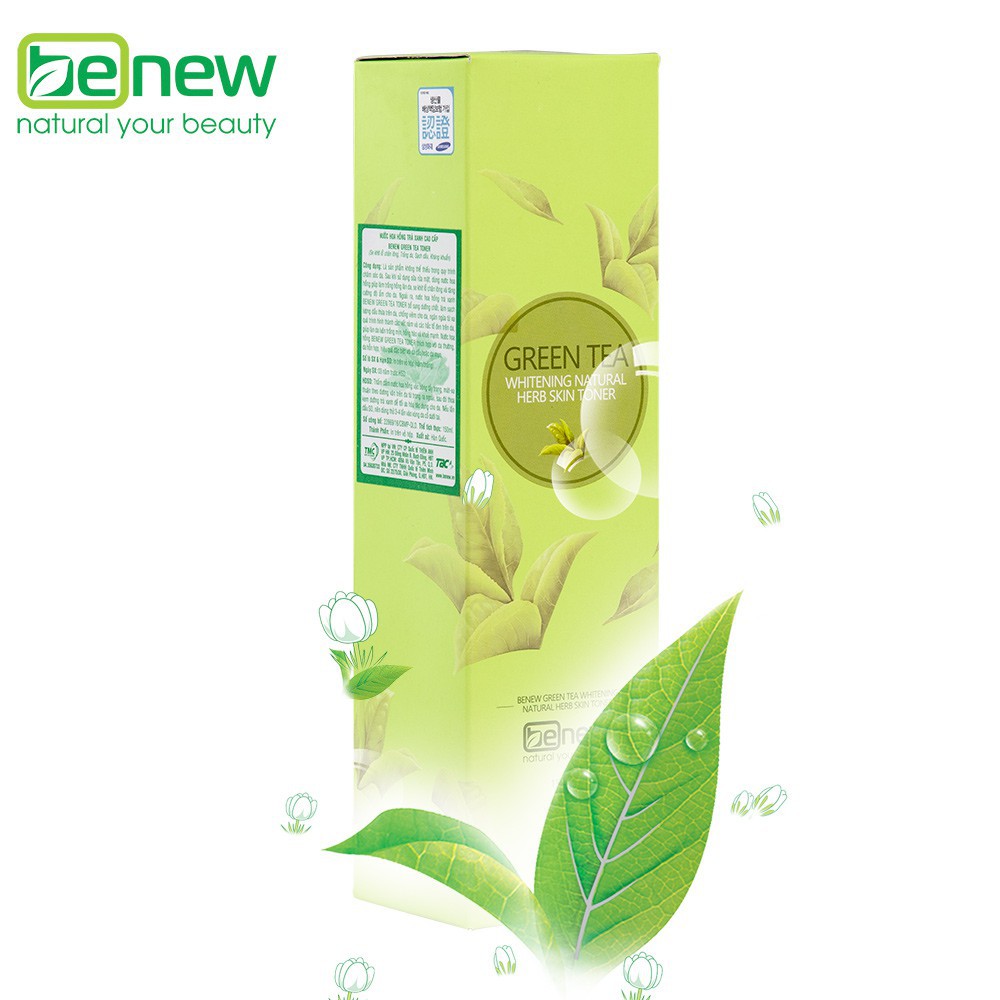 Nước hoa hồng trà xanh cao cấp Benew Green tea toner 150ml