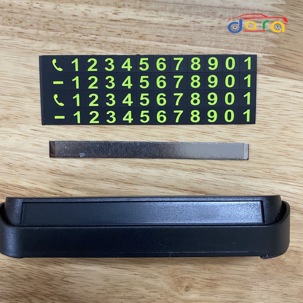 Bảng gắn số điện thoại trên taplo ô tô, có phản quang | BigBuy360 - bigbuy360.vn