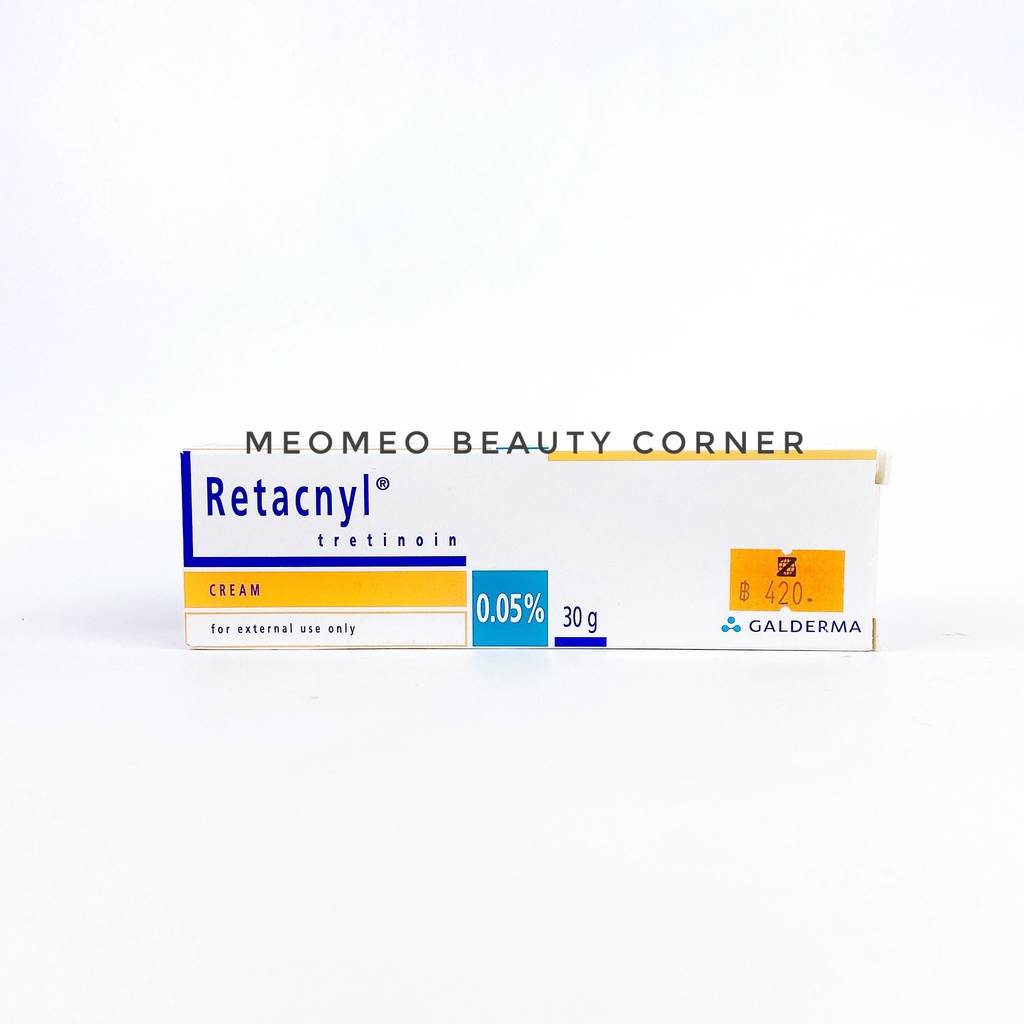 Kem giảm mụn Retacnyl Tretinoin Cream 0.025% &amp; 0.05% Galderma 30g Pháp