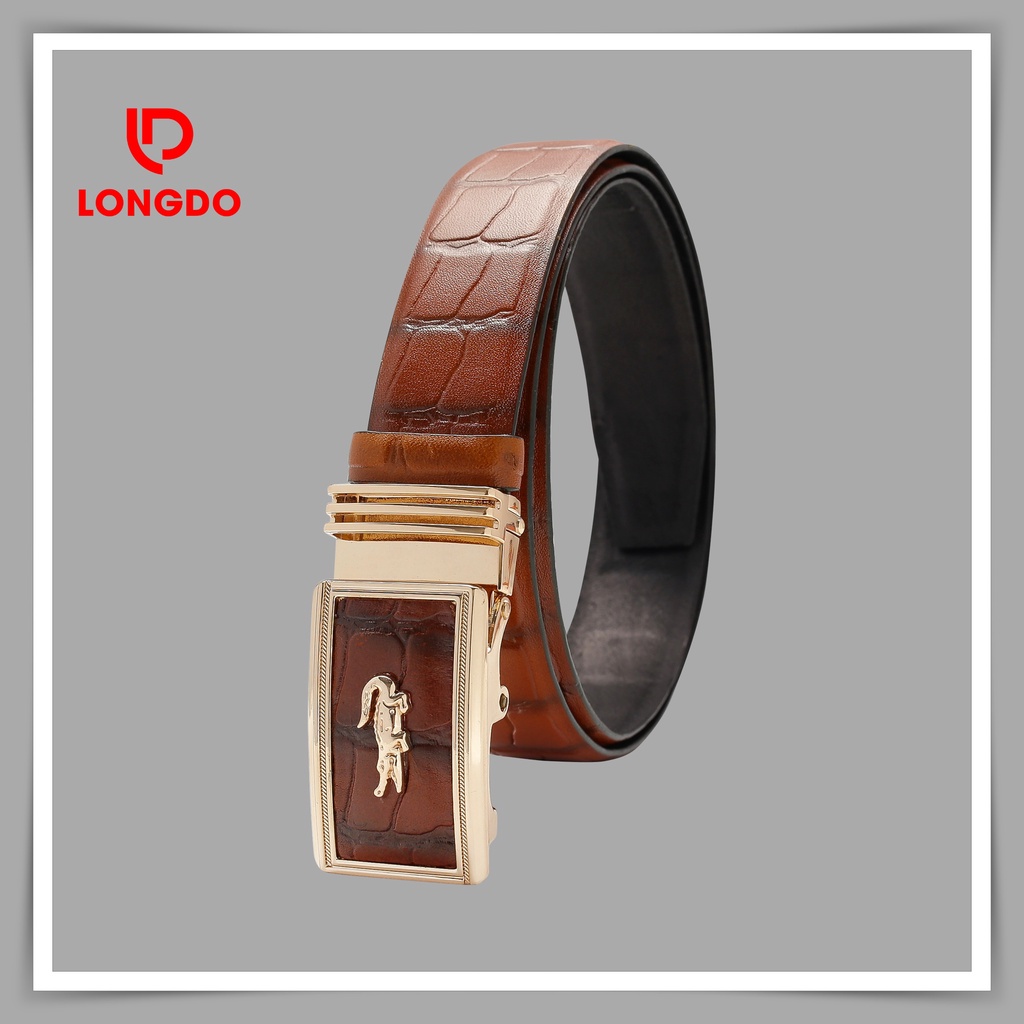Dây nịt nam cao cấp - Cam kết 100% da bò thật - Hàng chính hãng thương hiệu Longdo Leather - TL01