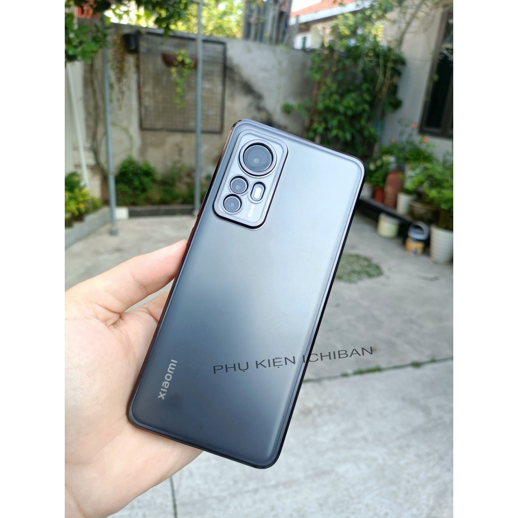 Ôp lưng Mạ Điện Xiaomi 12/ 12X/ 12S, Xiaomi 12 Pro/ 12S Pro Viền Màu Dẻo, Lưng Mờ Không Bám Vân Tay, Bảo Vệ Camera