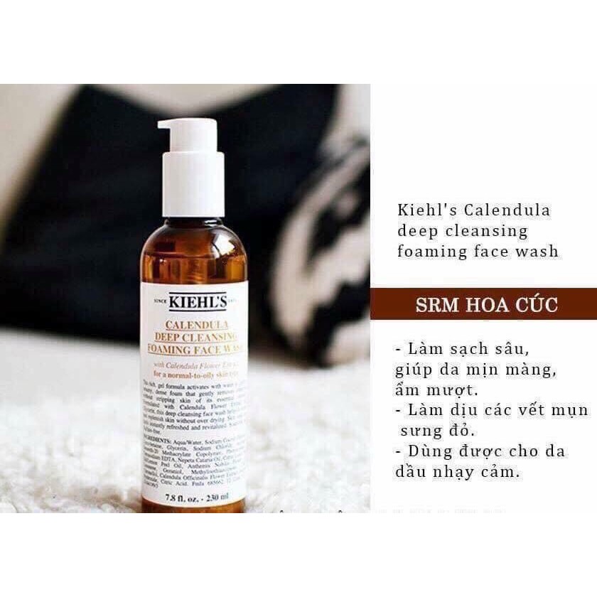 Sữa Rửa Mặt Kiehl's Hoa Cúc 230ml Hàng Chuẩn Chính Hãng 100%