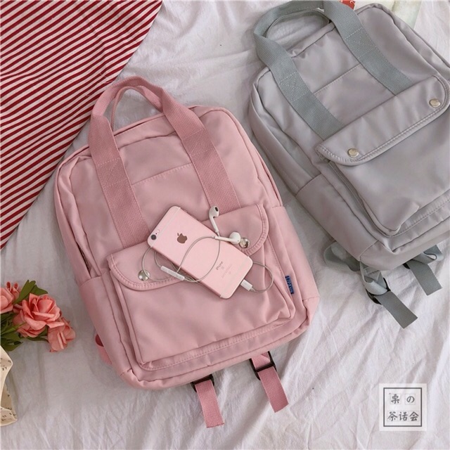 SẴN/ ORDER Balo hộp ulzzang 4 màu