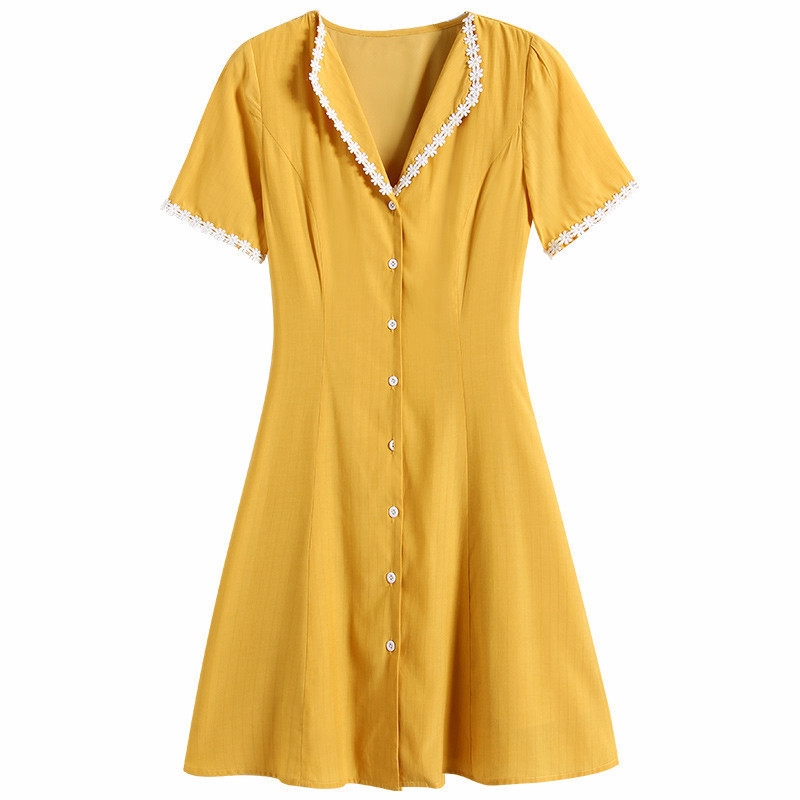 NRVP Đầm xuân hè phong cách Hàn Quốc dáng rộng hợp thời trang cho nữ