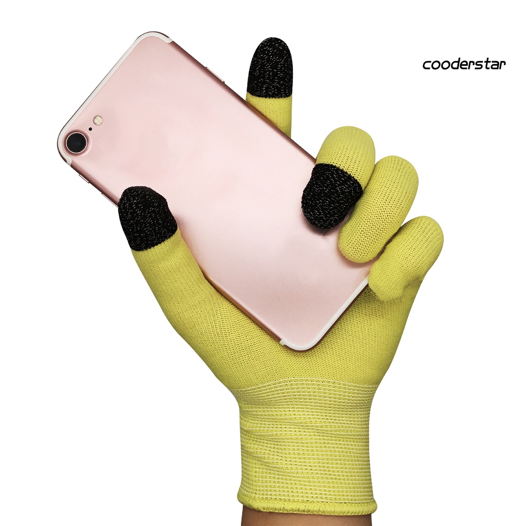 Cặp găng tay chơi game giữ ấm chống mồ hôi cảm ứng màn hình điện thoại