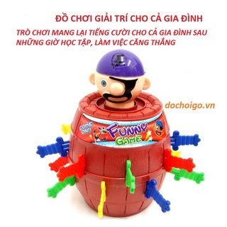 Đồ chơi cho bé, đồ chơi đâm hải tặc, thùng cướp biển thú vị