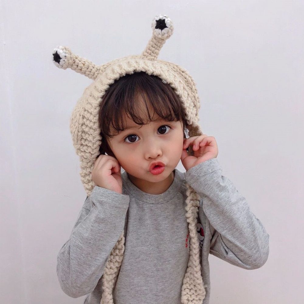 Mũ Len Trùm Đầu Giữ Ấm Mùa Đông Kiểu Dáng Dễ Thương Phong Cách Hàn Quốc Cho Nữ