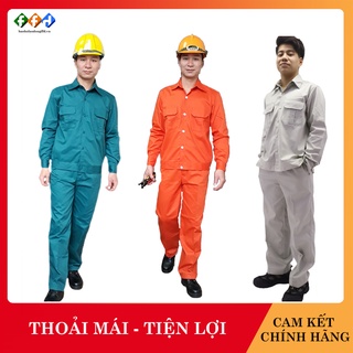 Quần áo bảo hộ lao động vải Kaki liên doanh 02 nhiều màu, sản xuất bởi Bảo hộ FFD