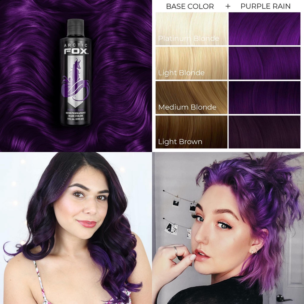 Thuốc nhuộm tóc Arctic Fox màu Purple Rain hoặc Purple AF