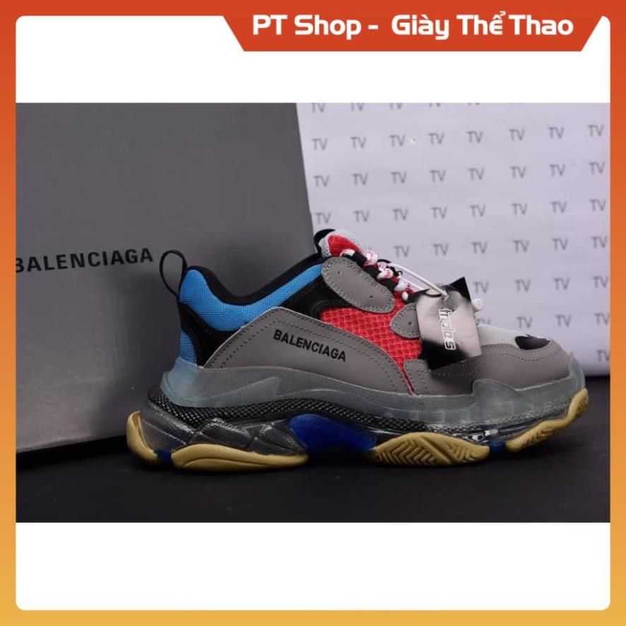 [FreeShip+ Hàng Cao Cấp] Giày Balen Đế Khí Cao Cấp Xanh Đỏ 1:1, Giày thể thao nam nữ Full phụ kiện Sneaker