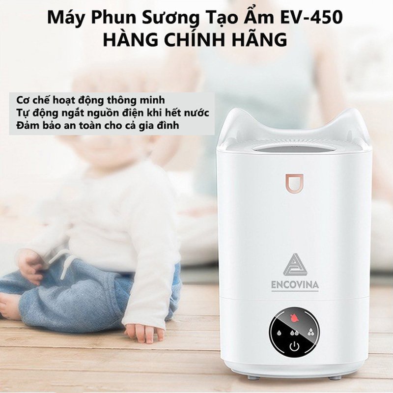 Máy Phun Sương Tạo Ẩm ENCOVINA EV400 ~ EV450 Hàng Chính Hãng - Bảo Hành 1 Năm