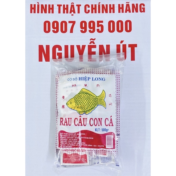 rau câu con cá giòn hiệp long lốc 20 gói x 25g