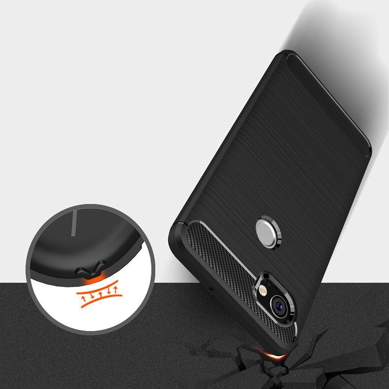 [Ảnh Thật] Ốp Lưng Google Pixel 2 XL Dẻo Carbon Phay Xước Chống Sốc