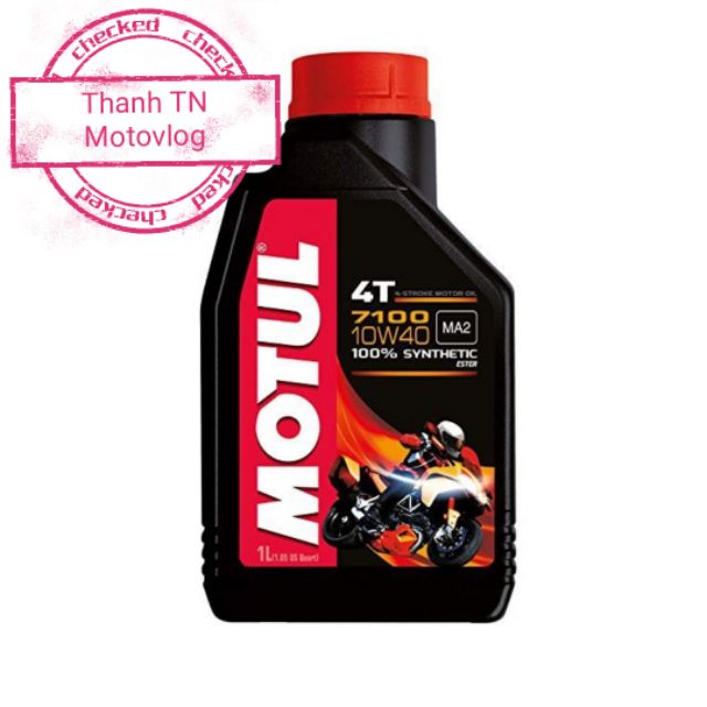 Nhớt Motul 7100 10w40 1L Nhập Pháp