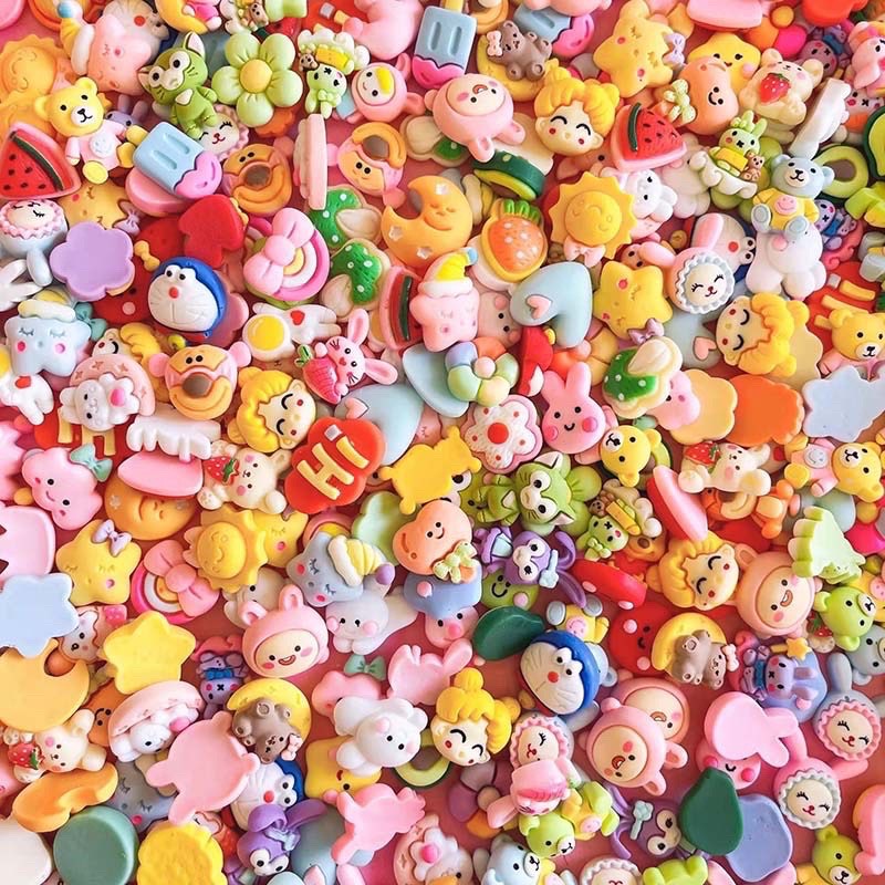 Bộ Sticker Dán 3D Trang Trí Bình Nước Dễ Thương