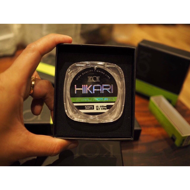 Cước Làm Dây Trục Câu Đài Hikari Nhật Bản 50m hàng chính hãng KOI & COBRA