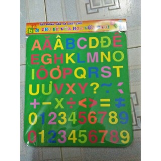 Bảng xốp chép chữ cho bé đánh vần