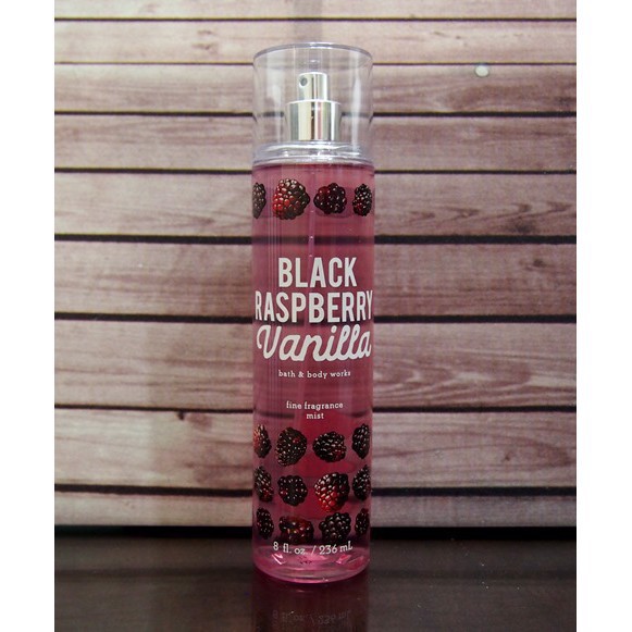 🍁BOM🍁 Xịt Thơm Toàn Thân Bath & Body Works - Black Raspberry Vanilla | Thế Giới Skin Care