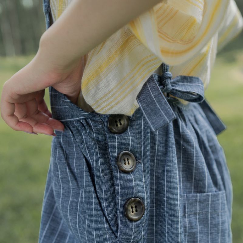 Quần yếm linen Bon