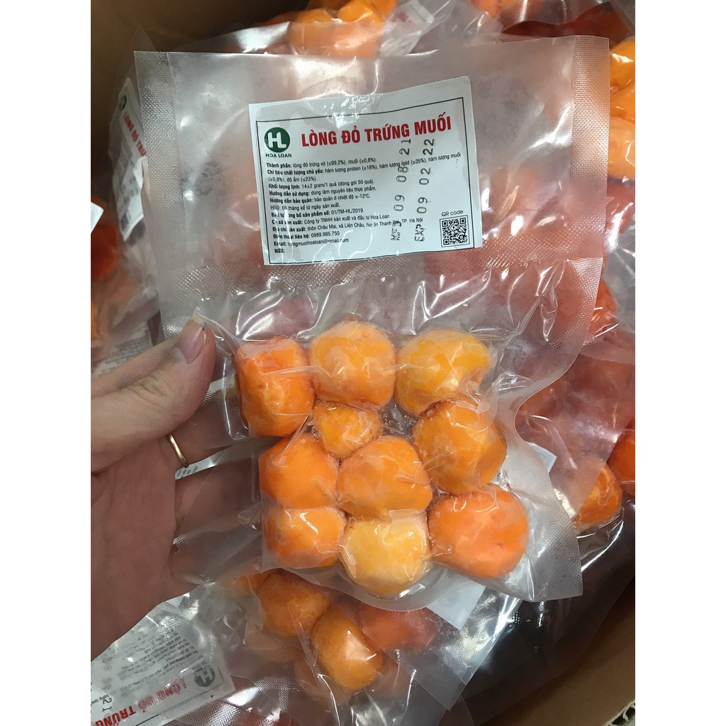 Lòng Đỏ Trứng Muối Gói 10 Quả