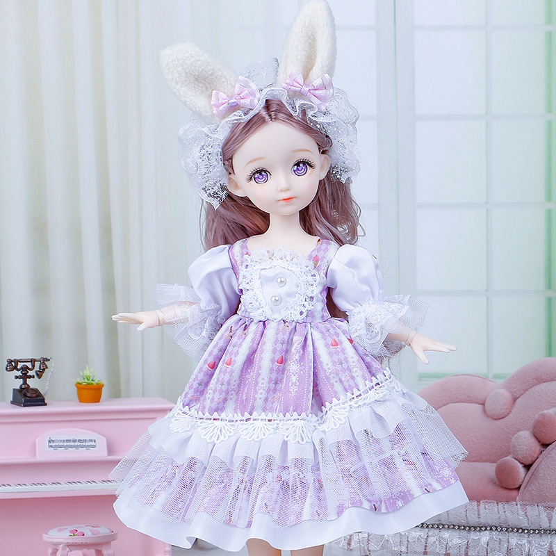 Bộ Búp Bê BJD23 Mặc Trang Phục Dễ Thương Tỉ Lệ 1 / 6 32cm