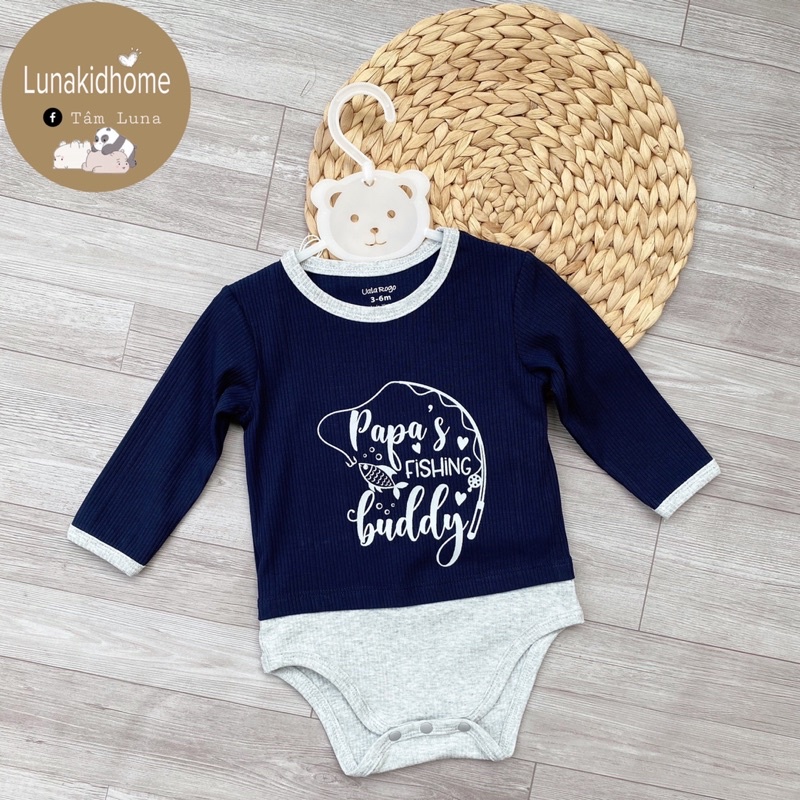 Body chip UALAROGO nỉ cho bé trai, bé gái mềm mịn