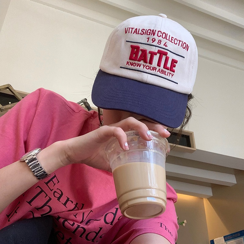 Mũ lưỡi trai Mg STUDIO thêu chữ đơn giản