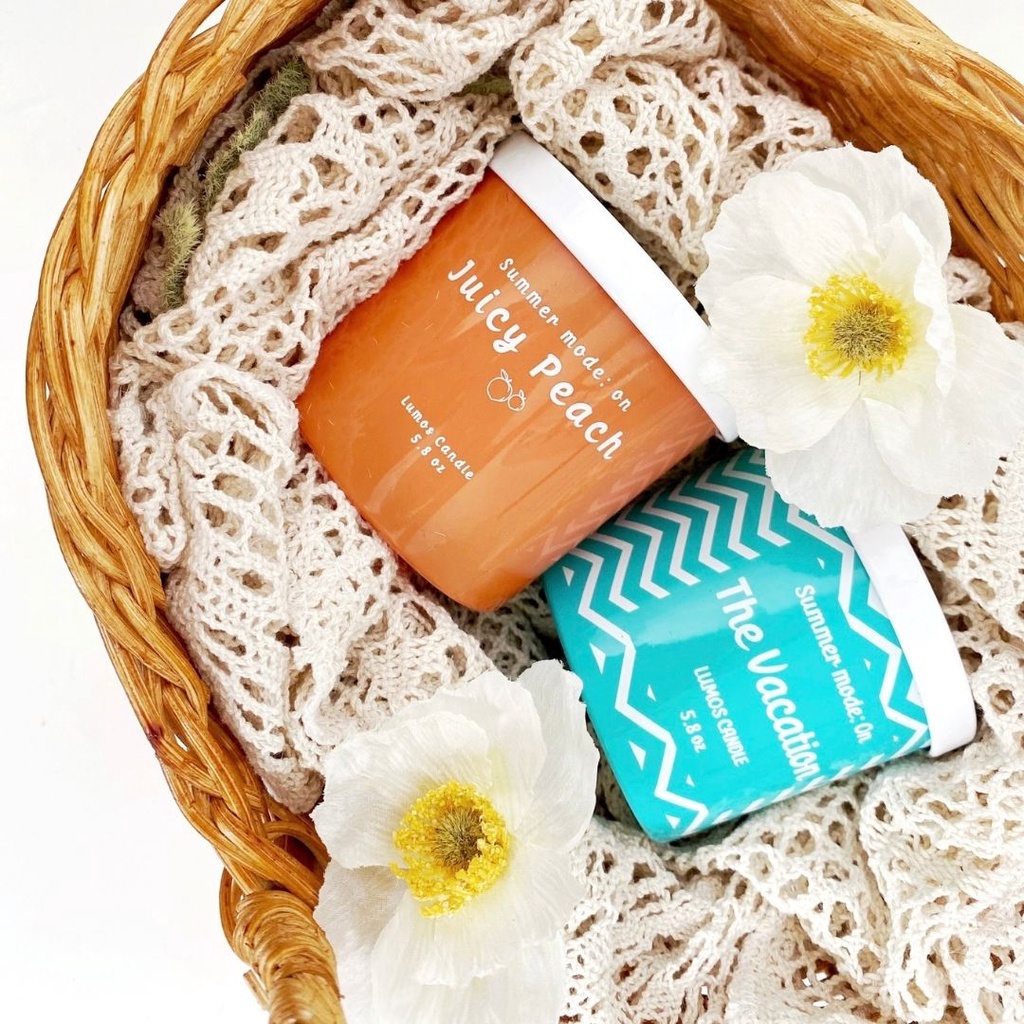 Nến Thơm Cao Cấp Lumos  Bộ 3 Sắc Màu cho Mùa Hè thêm sôi động–NT35.1 - Nến trang trí / thư giãn - Đạt tiêu chuẩn Quốc Tế