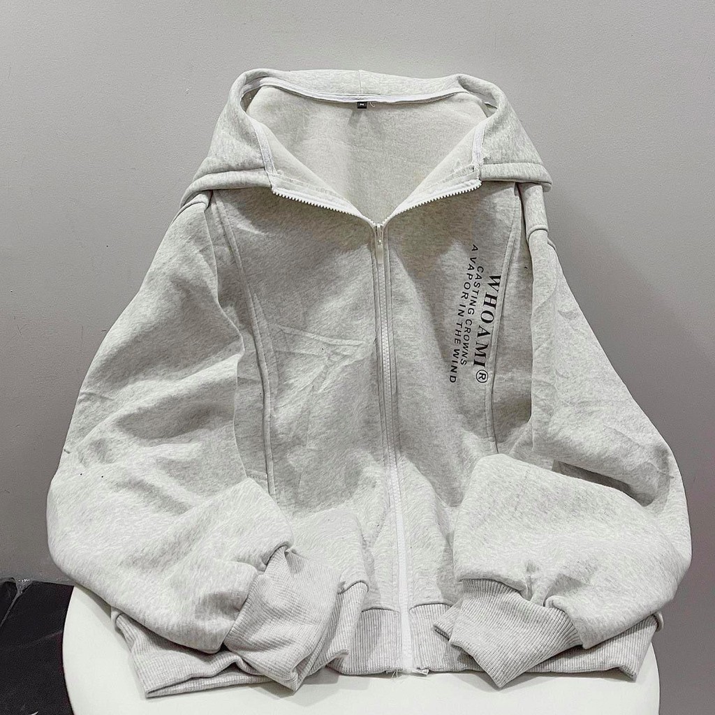 Áo khoác hàn quốc ufo ( đen - xám) | BigBuy360 - bigbuy360.vn