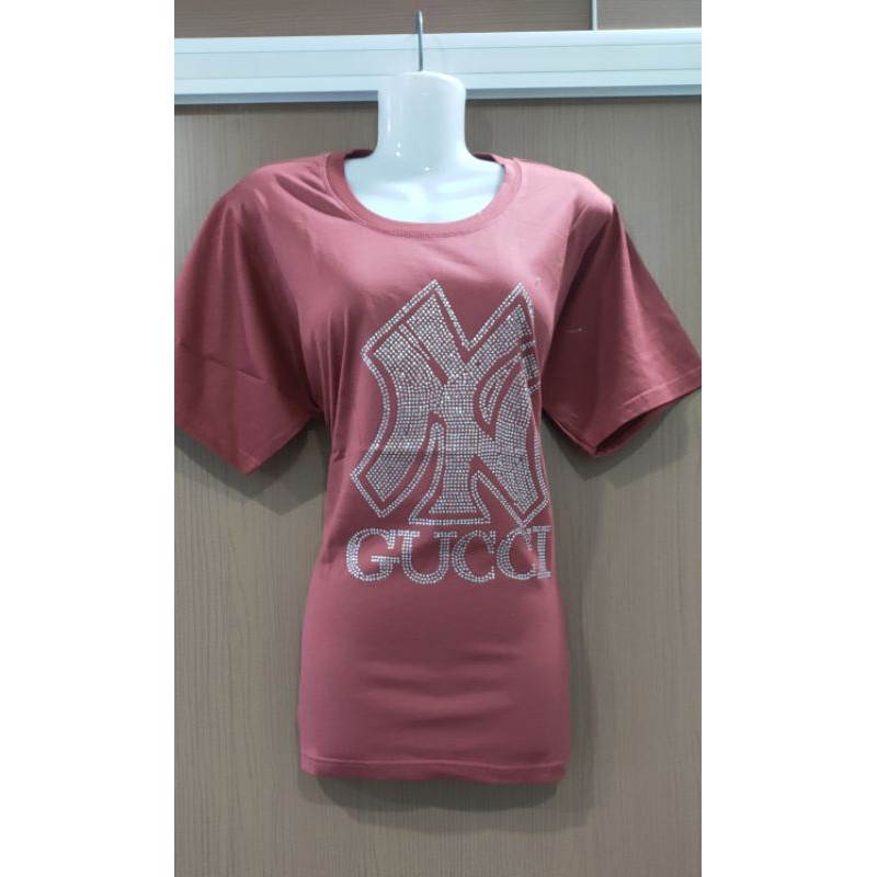 Áo thun cotton đính đá bao đẹp