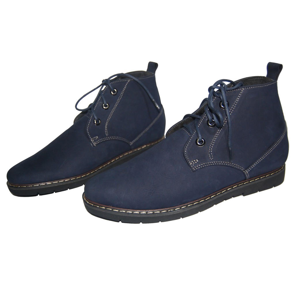Giày boot dây kéo da bò thật.Bảo hành 12 tháng.MS: B100