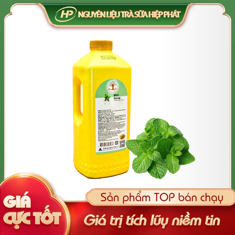 Syrup Bạc Hà MAULIN 2,5Kg - [THƠM DỊU] - SP000391 - Nguyên liệu trà sữa HIỆP PHÁT