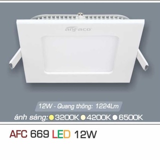 Đèn LED âm trần downlight Anfaco AFC 669
