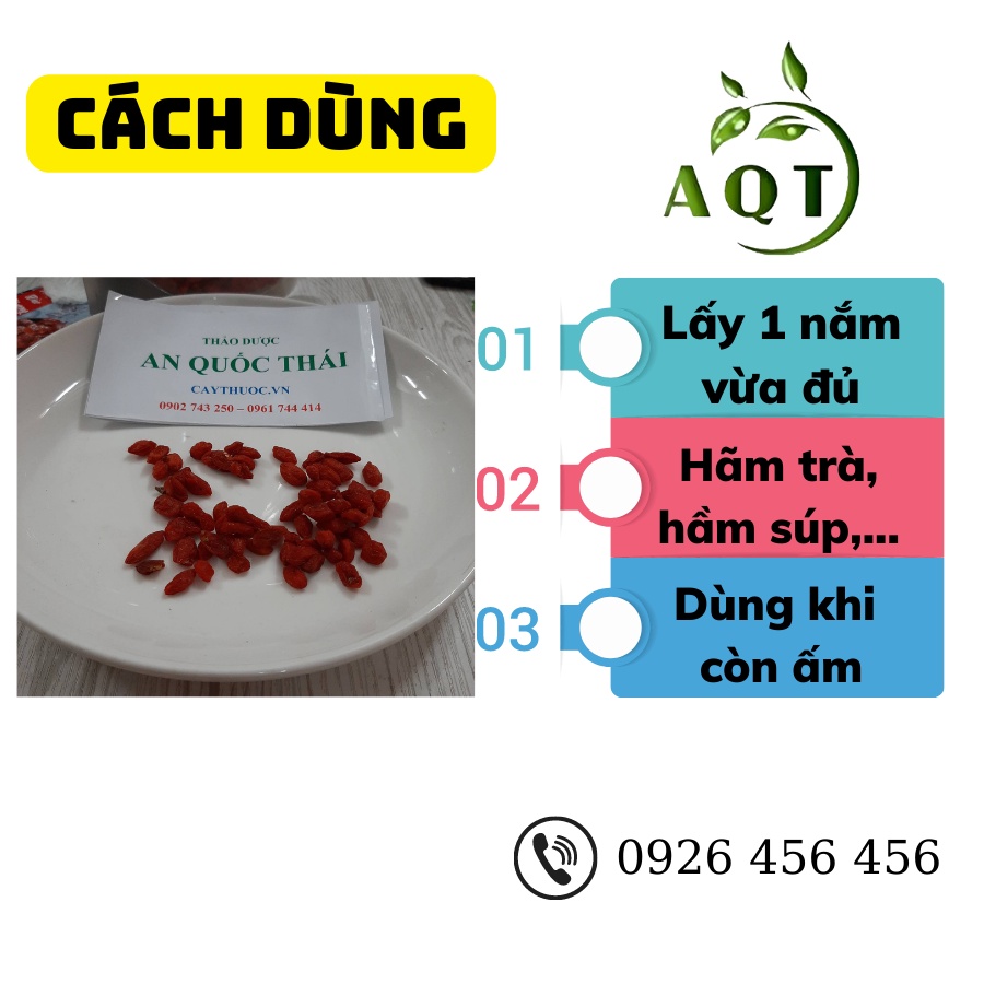 Kỷ Tử Đỏ [HÀNG LOẠI 1] 500g Sấy Khô, Sạch, Đẹp, Không Phẩm Màu