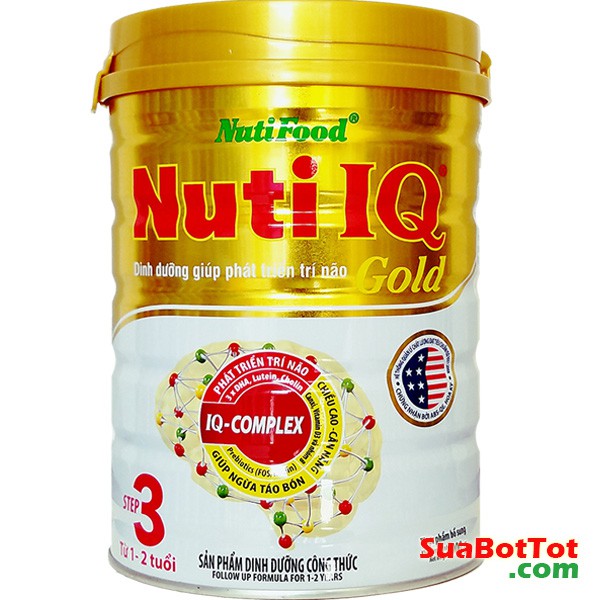 Sữa Nuti IQ Gold Step 3 900g