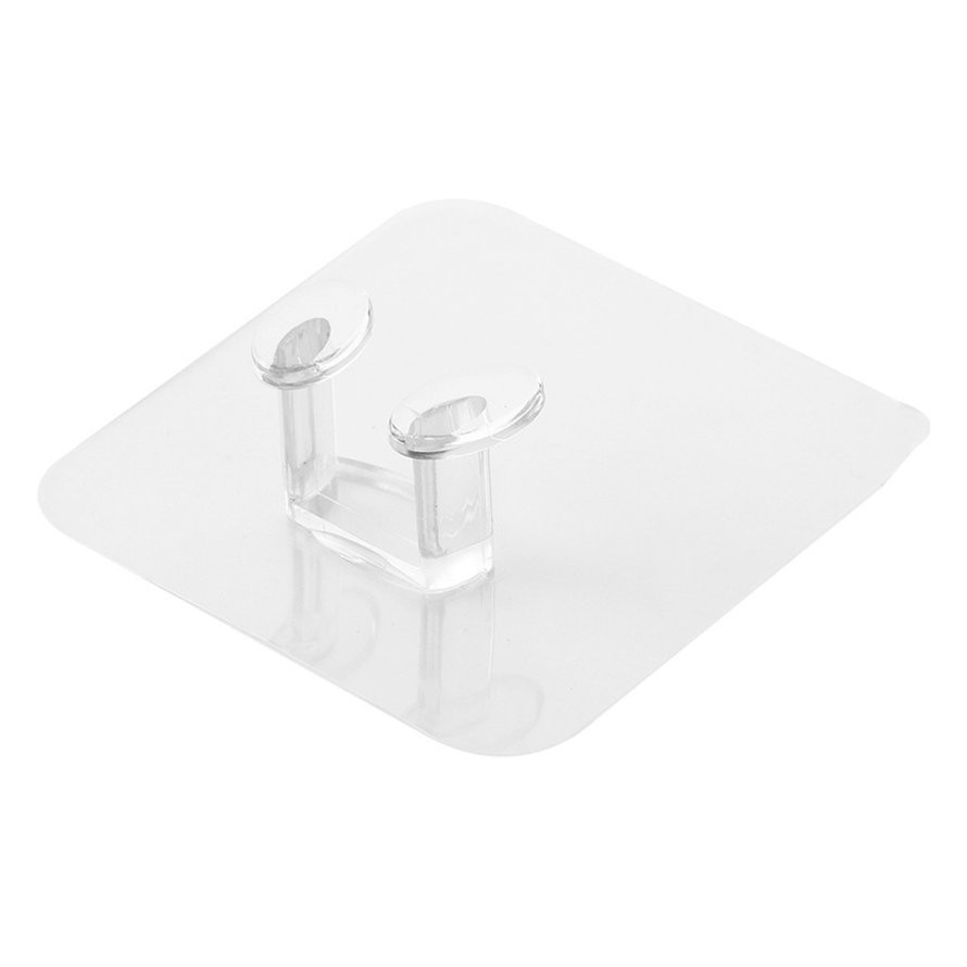 Móc Dán Tường Treo Phích Cắm Điện Trong Suốt Tiện Dụng