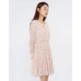 Váy hoa chun eo cổ bèo | M I X X O