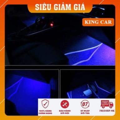 Bộ đèn led 7 màu cảm ứng theo nhạc trang trí trên ô tô - Shop KingCar