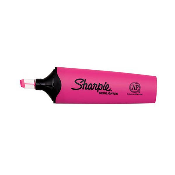 Bút dạ quang đầu trong suốt  Sharpie Clear View Highlighter -  Màu hồng (Pink)