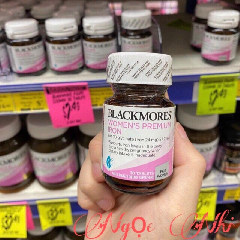 Viên sắt Blackmores Úc 30viên