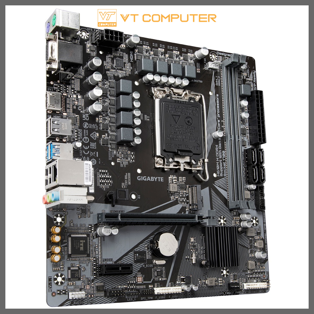 Bo mạch chủ Gigabyte / H610M H / DDR4 / Socket 1700 / Bảo Hành 36 Tháng