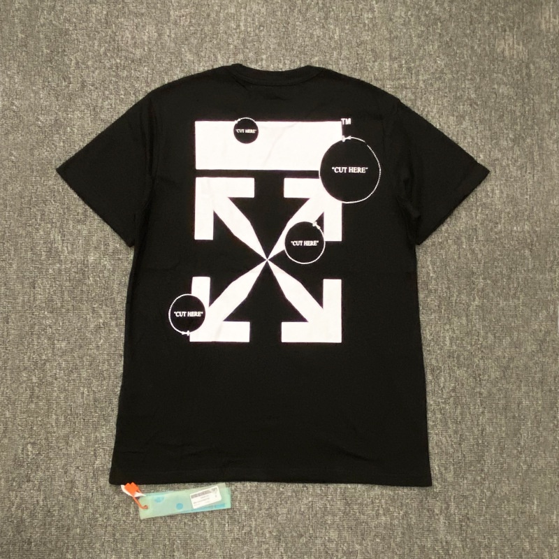Áo thun Off White cut here arrows print T-shirt ss21
