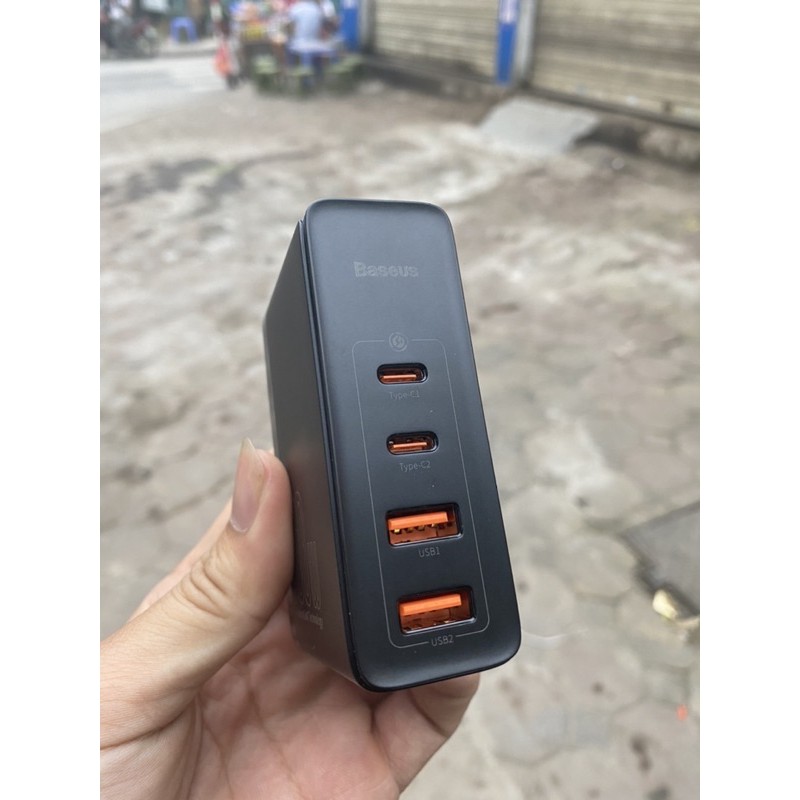 [Ảnh Thật] Củ Sạc Nhanh Baseus 100W Gan USB Type C PD QC 4.0 3.0 USB-C Cho Iphone 12 Pro Max Macbook