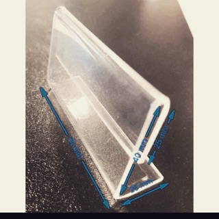 Combo 100 menu mica nhỏ 7,4*4cm