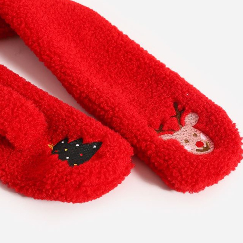 Set Mũ beanie Kèm Khăn Choàng Cổ Và Găng Tay Giữ Ấm Mùa Đông Cho Bé 2-8 Tuổi