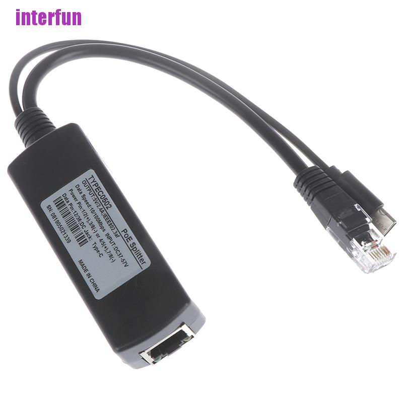 Đầu Chia Cổng Sạc Usb Type c 48v Sang 5v 802.3af Chuyên Dụng