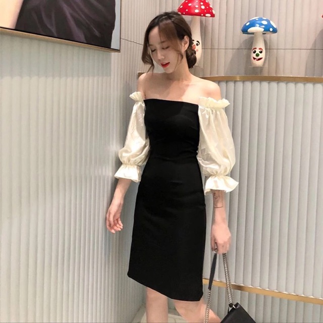 ẢNH THẬT - VIDEO THẬT- ĐẦM ĐEN PHÓI TAY TRẮNG