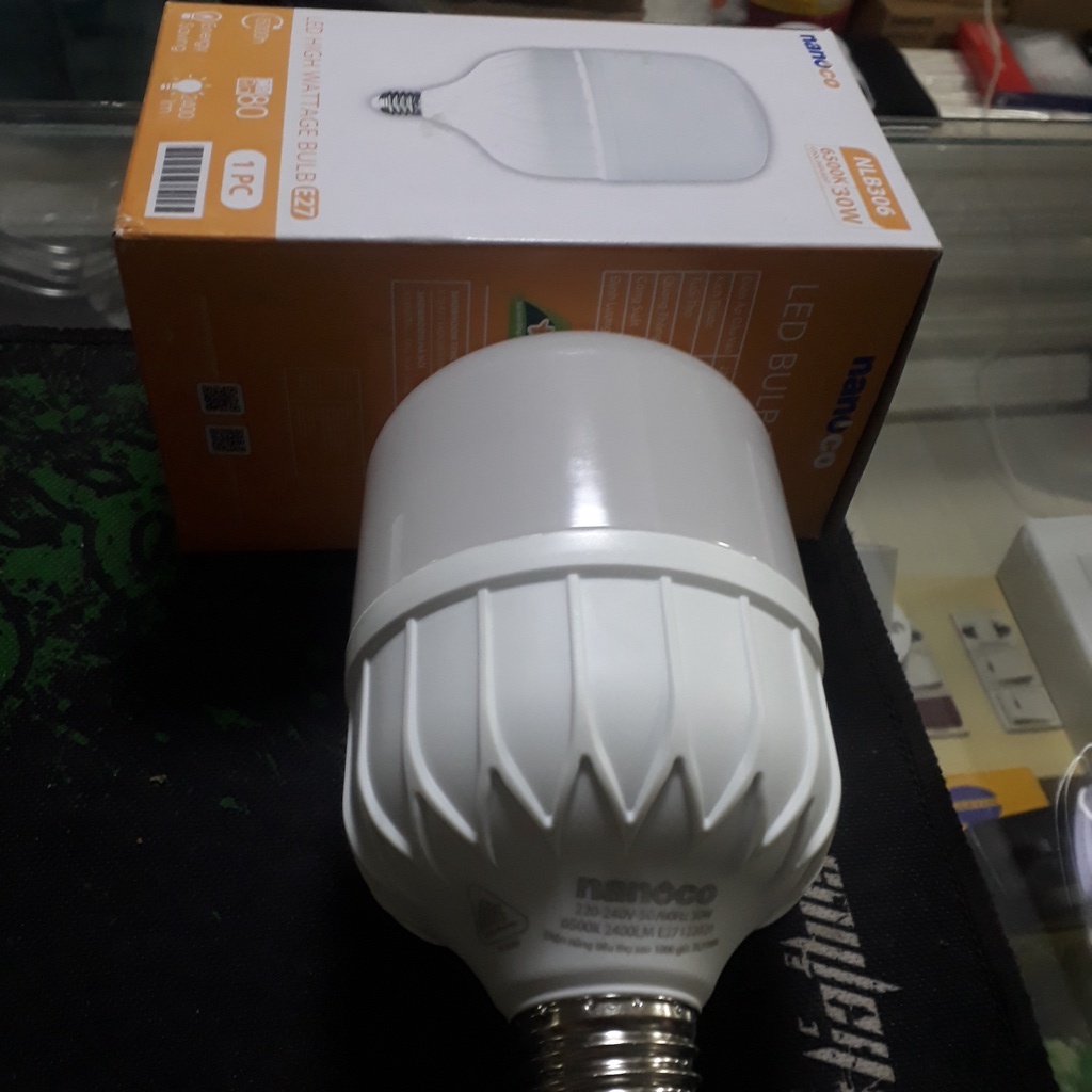Bóng Đèn LED Công suất: 30W - 220V Bulb Trụ Nanoco