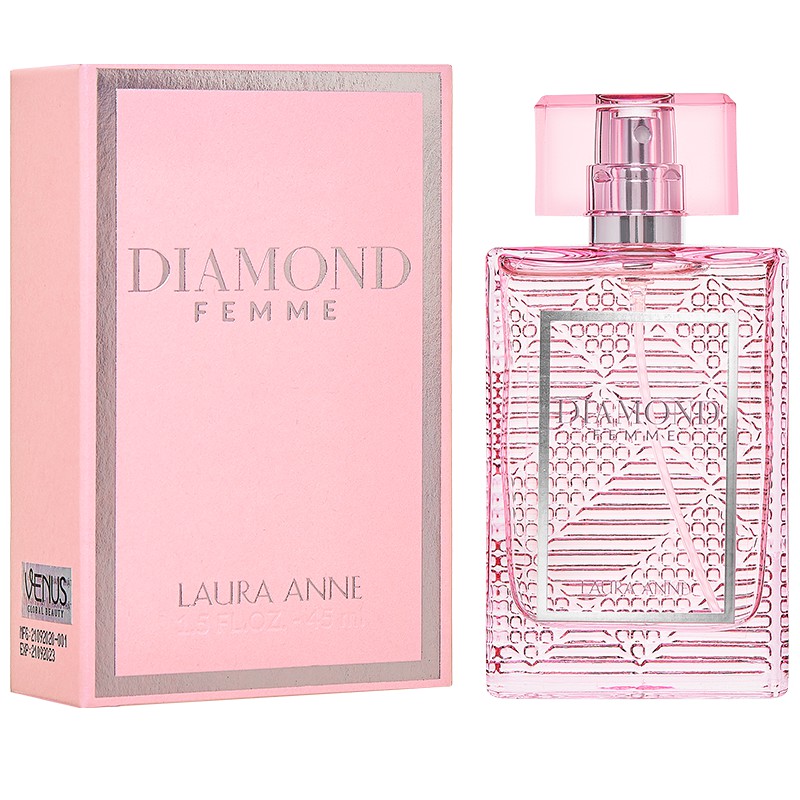 Nước hoa Laura Anne - DIAMOND pour FEMME (Pink) 50ml