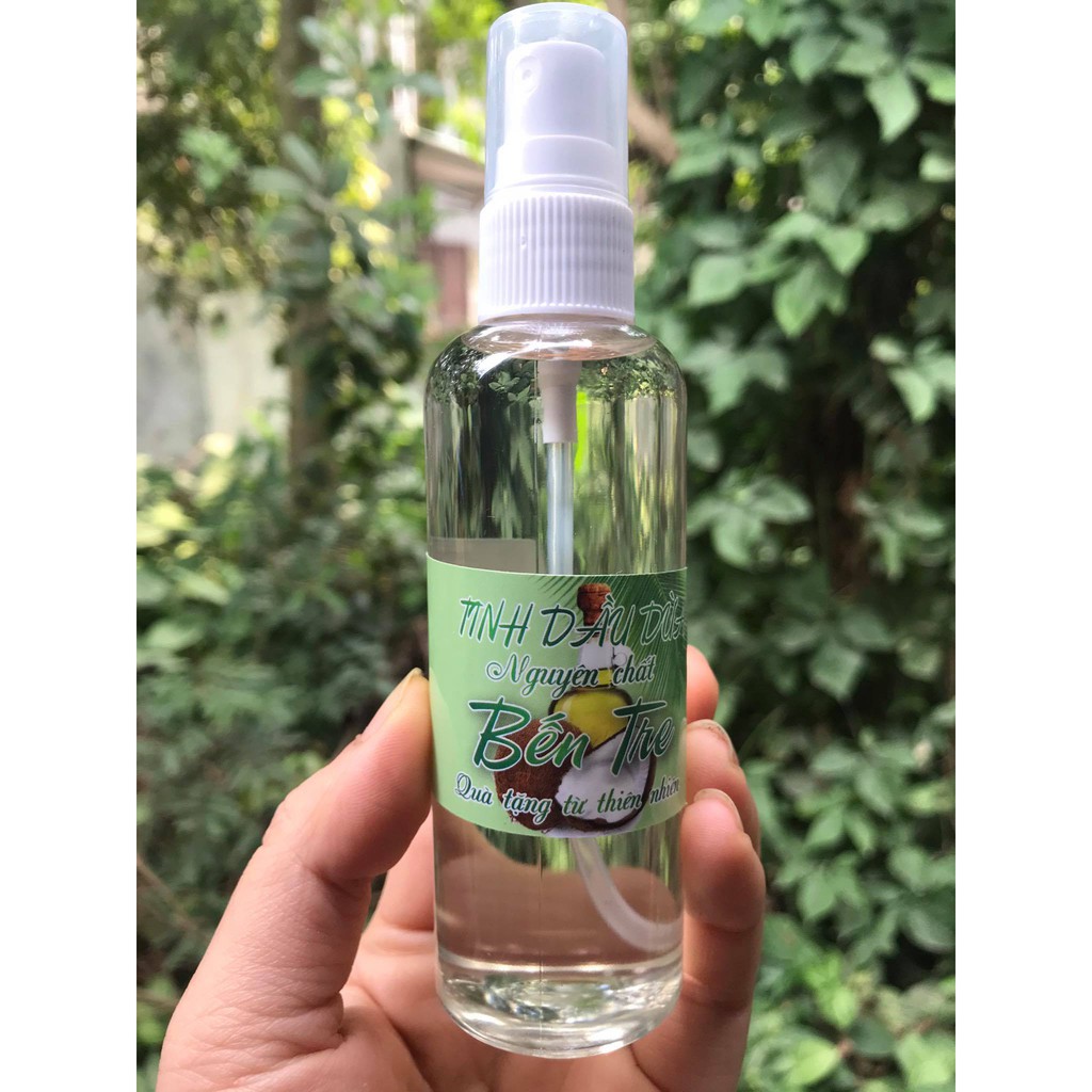 {Chai Xịt 130ml} Dầu Dừa Làm Đẹp 100% Nguyên Chất Ép Lạnh Không Mùi